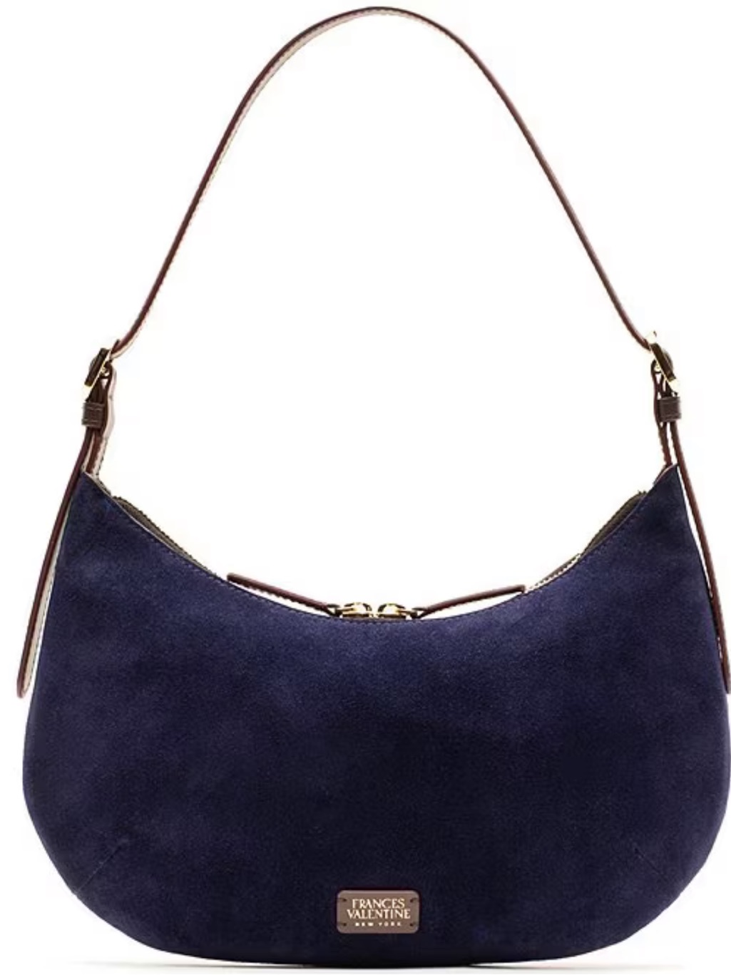 Frances Valentine Starr Suede Hobo - Navy